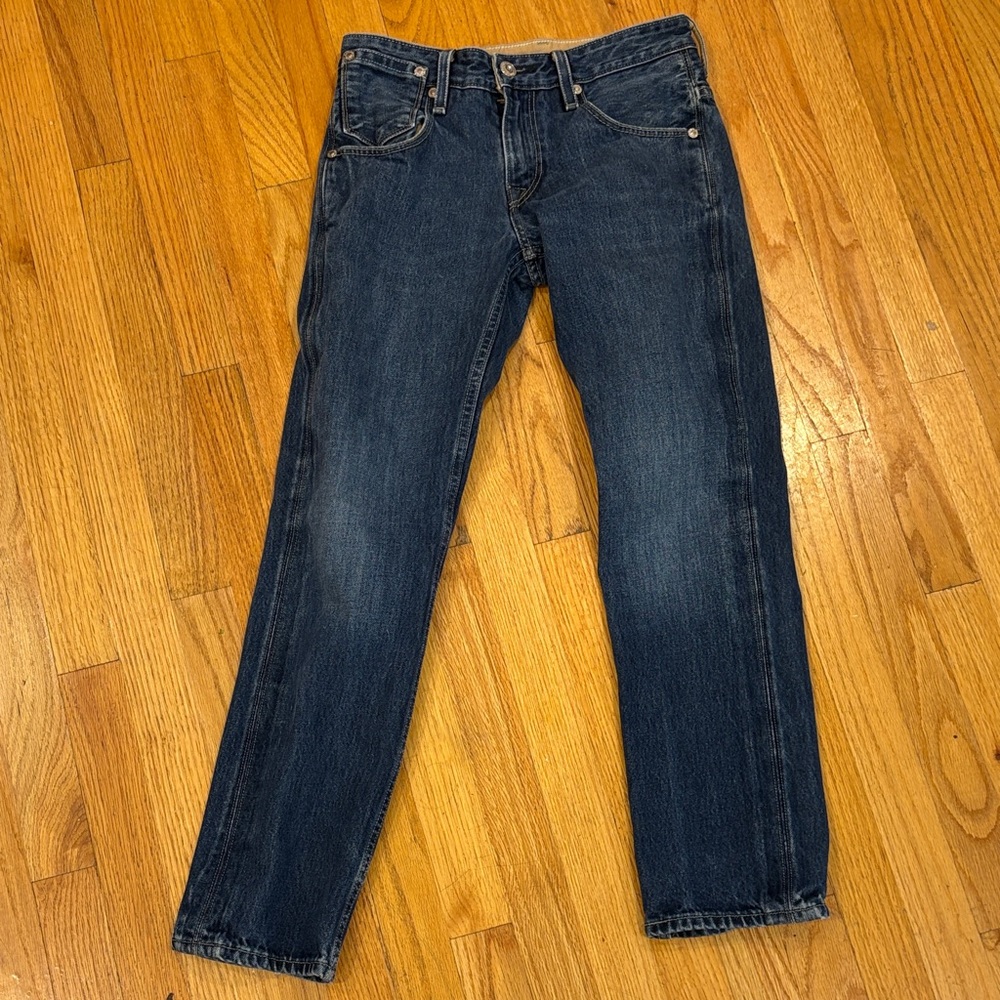 Levi's Women’s Indigo Blue ‘Original Riveted’ 511 Straight Jeans. 29” waist